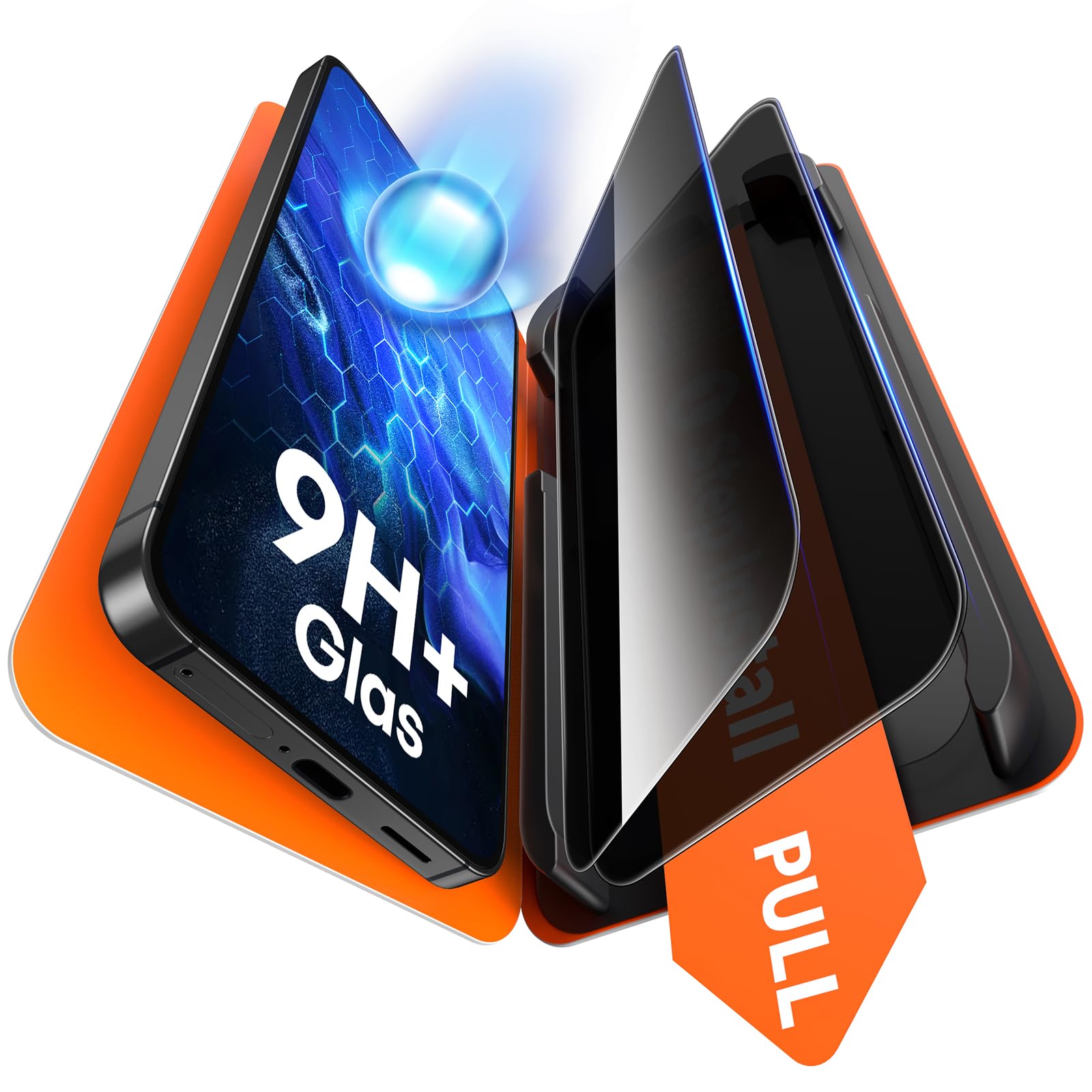TAURI 2 Pack for Samsung Galaxy S26 Plus Privacy Screen Protector