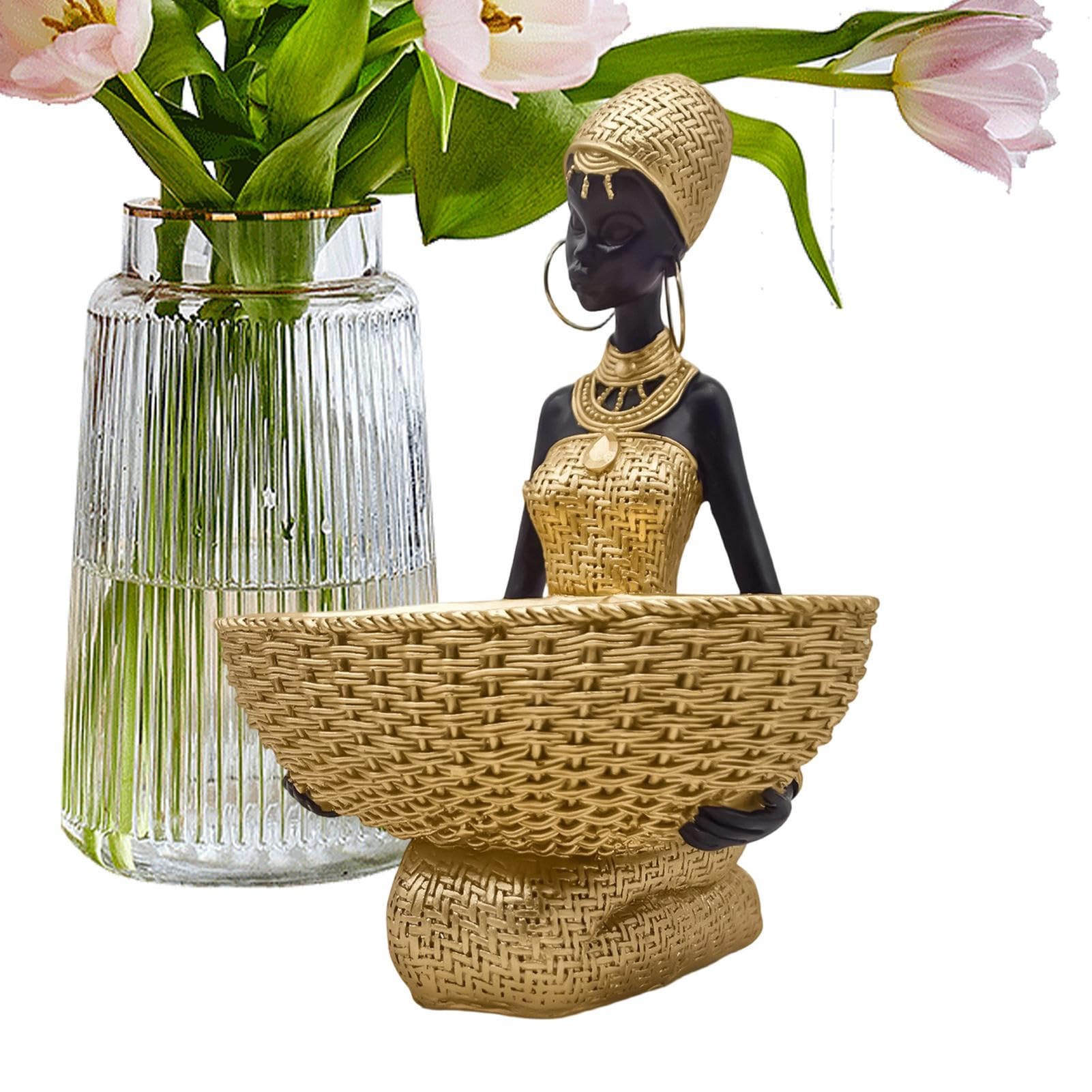 Figurines africaines pour cadeau de pendaison de crémaillère