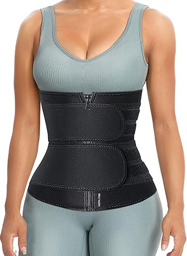 HOPLYNN - Faja modeladora de neopreno para cintura para sudar para perder peso y darle forma a la cintura para mujer