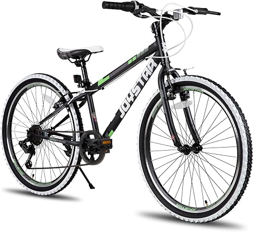 Miniatura 14 de JOYSTAR Lubbock 20 24 Inch Kids Bike for Boys & Girls Ages 7-12 Years Hardtail Mountain Bike for Kids with 1-Speed/7-Speed Drivetrain, White Wall