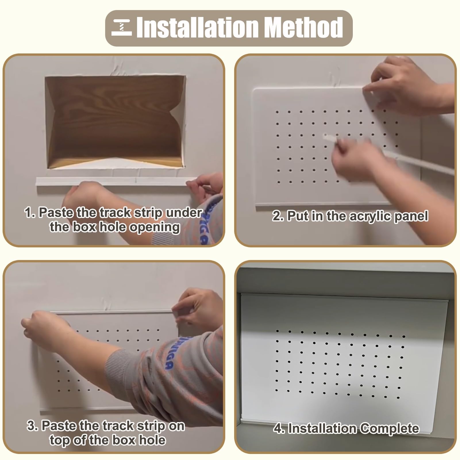 Copri Cassaforte a Muro Copertura per Quadro Elettrico Sottile da 0,5 Cm per Nascondere la Parete, Copertura per Scatola Interruttori Homeline per Decorazione Pittorica(Style/A,50x40cm(19 3/4x15 3/4")