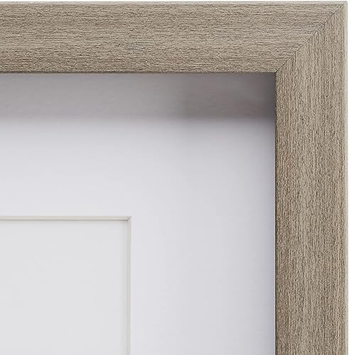 Miniatura 5 de Tienda Basics Marco de fotos rectangular, 8 x 10 pulgadas o 5 x 7 pulgadas con paspartú, paquete de 2, dorado, 11.25 x 9.25 pulgadas