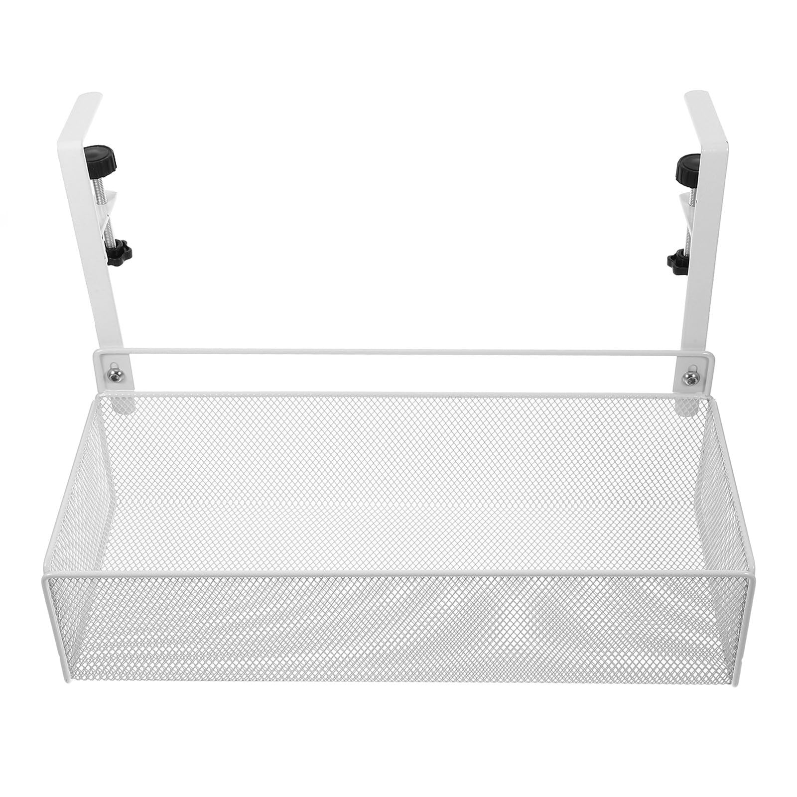Cesta de Almacenamiento Abrazadera Blanco, Debajo del Escritorio