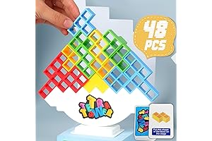 48 Pack Vibrant Tetra Tower Blocks - Your Gateway to Strategic Balance