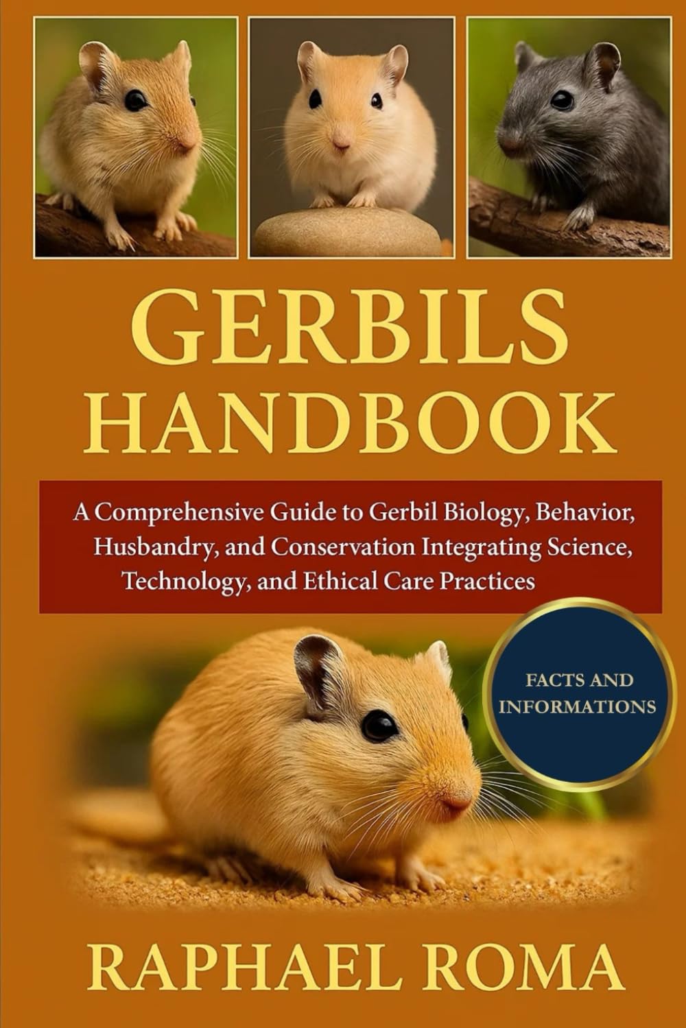 GERBILS HANDBOOK: A Comprehensive Guide to Gerbil Biology, Behavior, Husbandry, and Conservation Integrating Science, Technology, and Ethical Care Practices