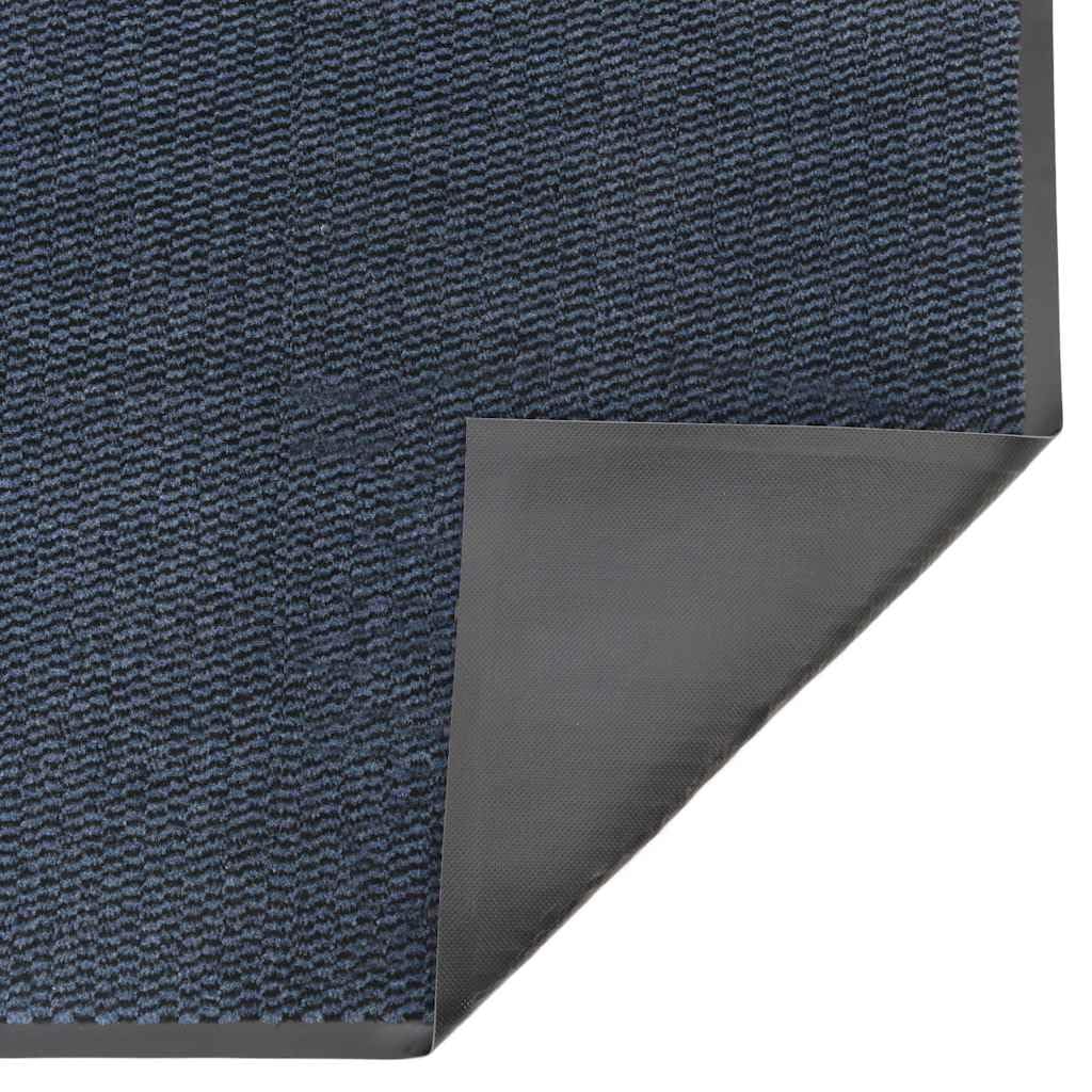 Mangloder - Zerbino blu, 115 x 300 cm, in polipropilene e PVC, antiscivolo, per ingresso, corridoio, porta di casa, interni e terrazze coperte