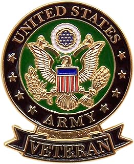 United States Military Branch Veteran Lapel Pin, Patriotic Gift, 1 Inch