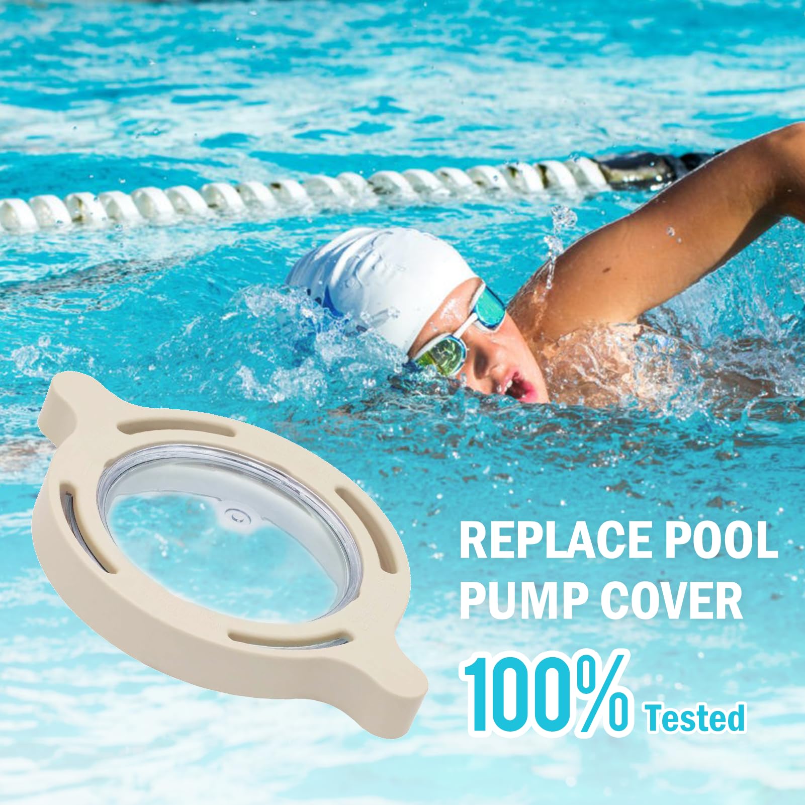 Shagged 350090 Poolpumpen-Abdeckungsset – Deckel, Nocken & Klemme Für Pentair SuperFlo Pumpen