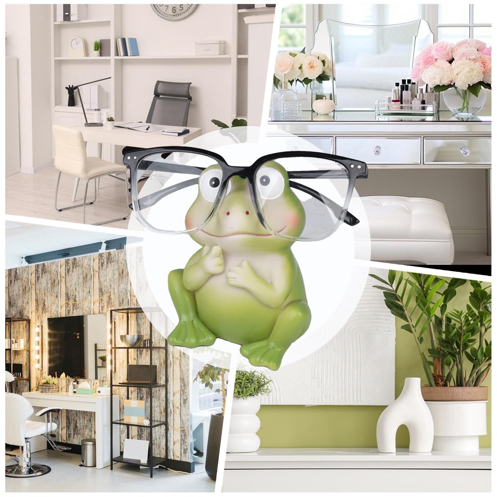Porte-lunettes En Cuir PU Avec Doublure Douce - Protection Anti-rayures Pour Maison, Bureau, Voyage
