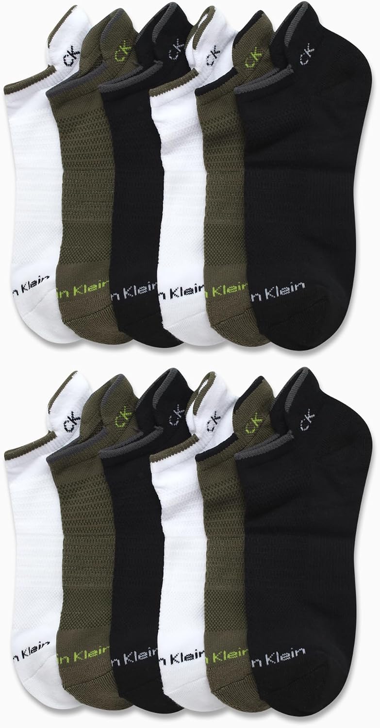 Calvin Klein Men's No Show Socks (12-Pack)
