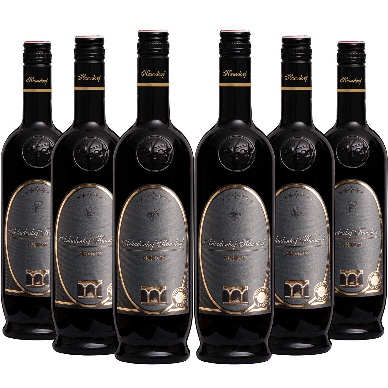 Zweigelt Ariston - Das Beste | Bio Rotwein trocken | biologisch, vegan, histaminarm, handlese | Qualitätswein aus Österreich, Wagram (6x 0.75l)