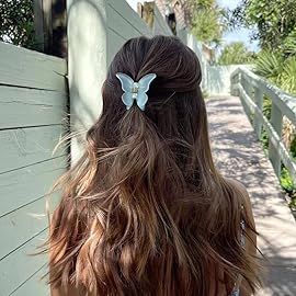 Canitor Small Butterfly Hair Clips Claw Clips 1.9 Mini Clips for Girls (Style-04)