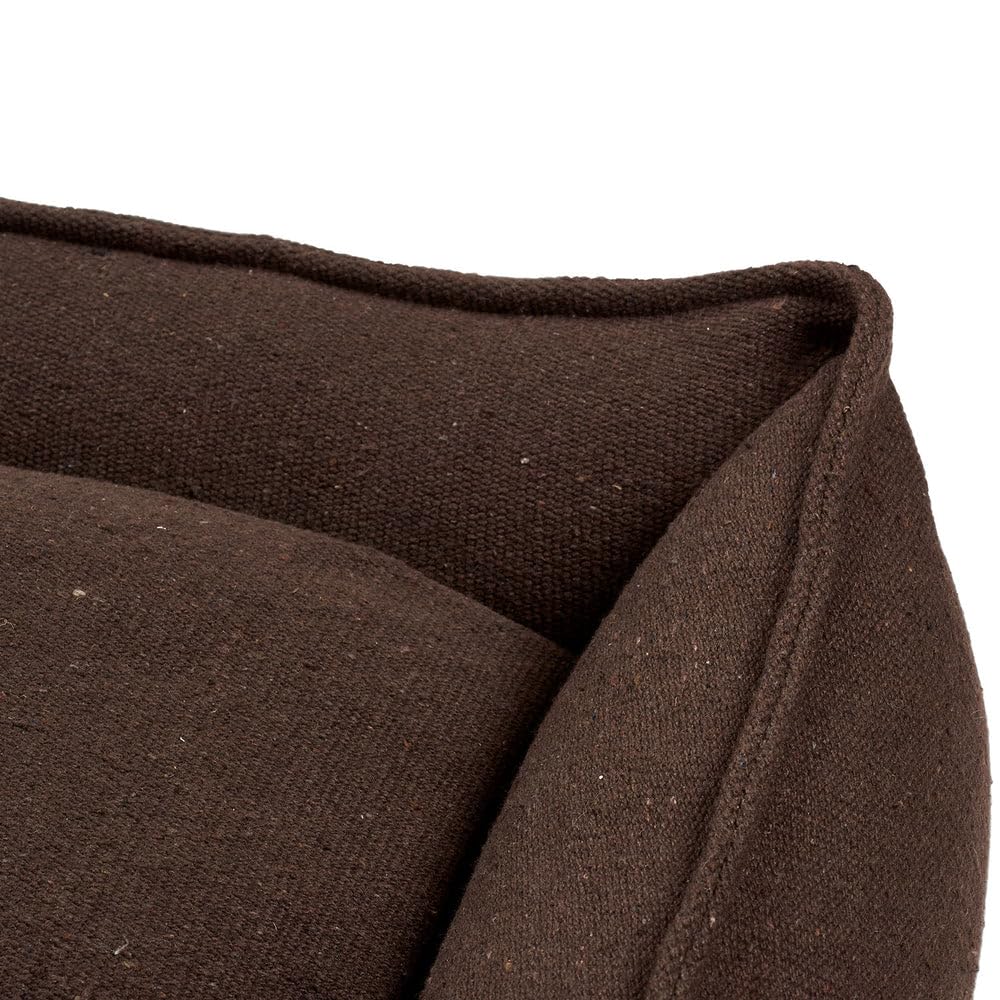 HUNTER Hundesofa Belluno, Farbe: Creme, mit robustem Strukturstoff, vorwiegend recycelte Materialien, nachhaltig, rutschhemmend, stilvoll und modern, Größe: M
