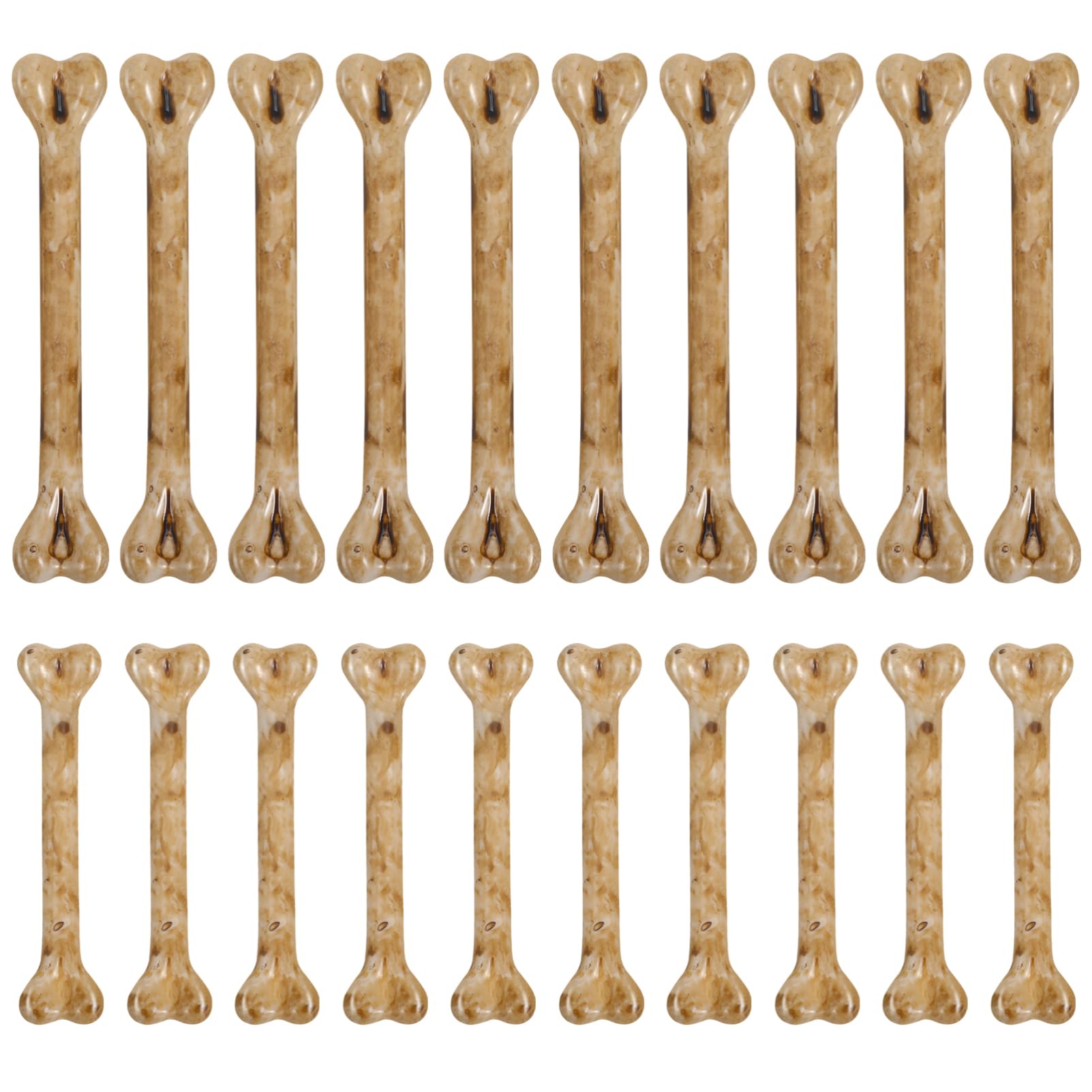 Faux os en plastique à suspendre DOITOOL de 10 cm et 7,5 cm pour Halloween