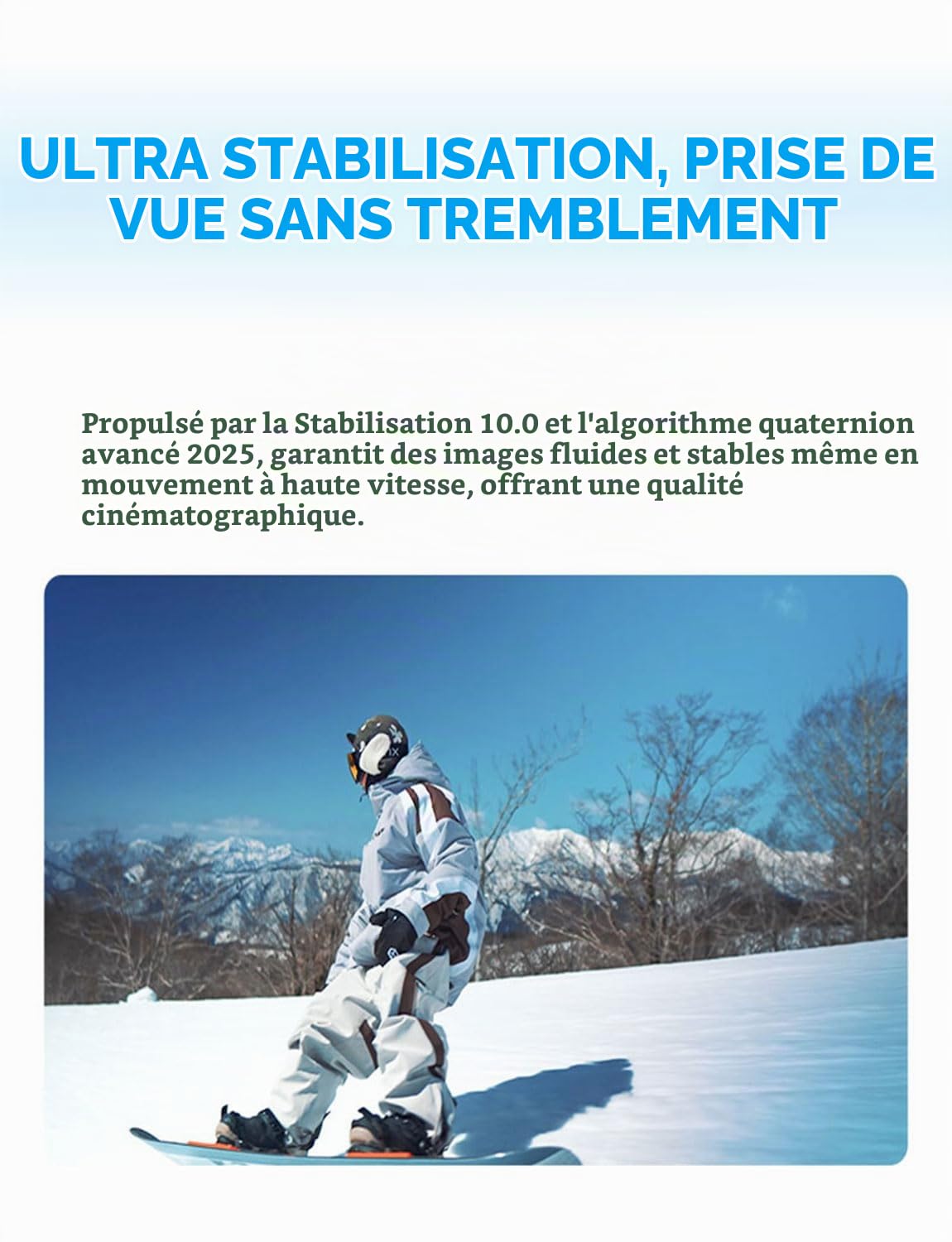 FeiyuTech SCORP Mini-3-Pro 4-en-1 Cardan Stabilisateur 3-Achsen,pour Appareil Photo/Smartphone/Caméra d'action, Suivi IA Intégré, Poignée de Commande Détachable, Charge Utile de 2 kg