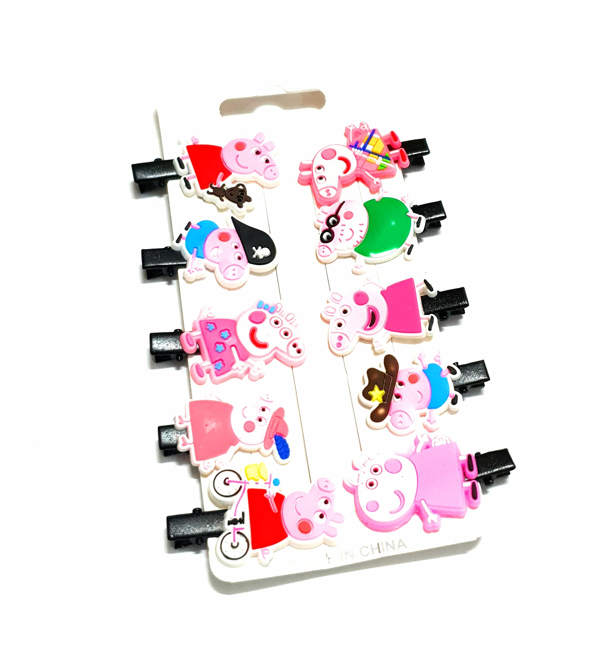 The Ethnicity cartoon printed hair pins/hair clips hair accessories for kids girls toddlers baby (pack of 10 pins) Assorted (Pig) (B09QMFSNCB) Amazon Price History, Amazon Price Tracker