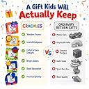 Crackles Beautiful Wood Cute Cartoon Photo Frames For Children Birthday Party Return Gift (Pack Of 6) gallery image