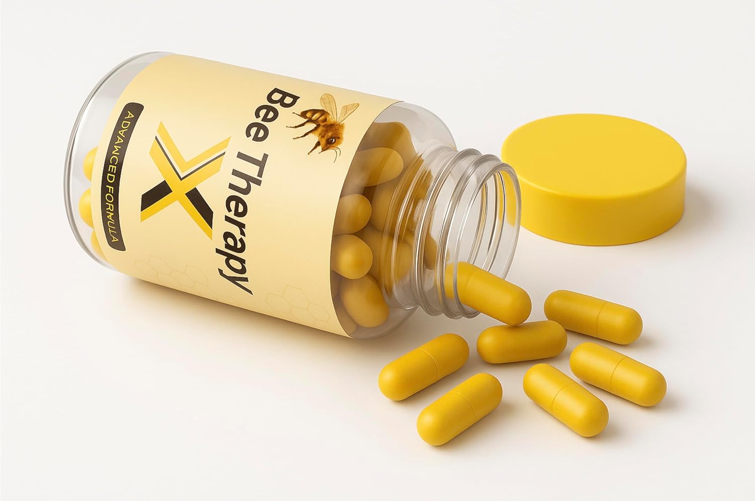 Bee Therapy X Venom Dietary Supplement - Glucosamine Turmeric Blend, Improves Joint Health, Mobility and Comfort Supplement - Extra Strength Pills - Natural Health Complex – 180 Capsules Pack 3
