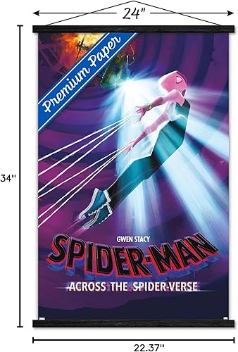Miniatura 7 de Trends International Marvel Spider-Man Across The Spider-Verse - Póster de pared de una hoja de Gwen Stacy, 22.37 x 34.00 pulgadas, impresión
