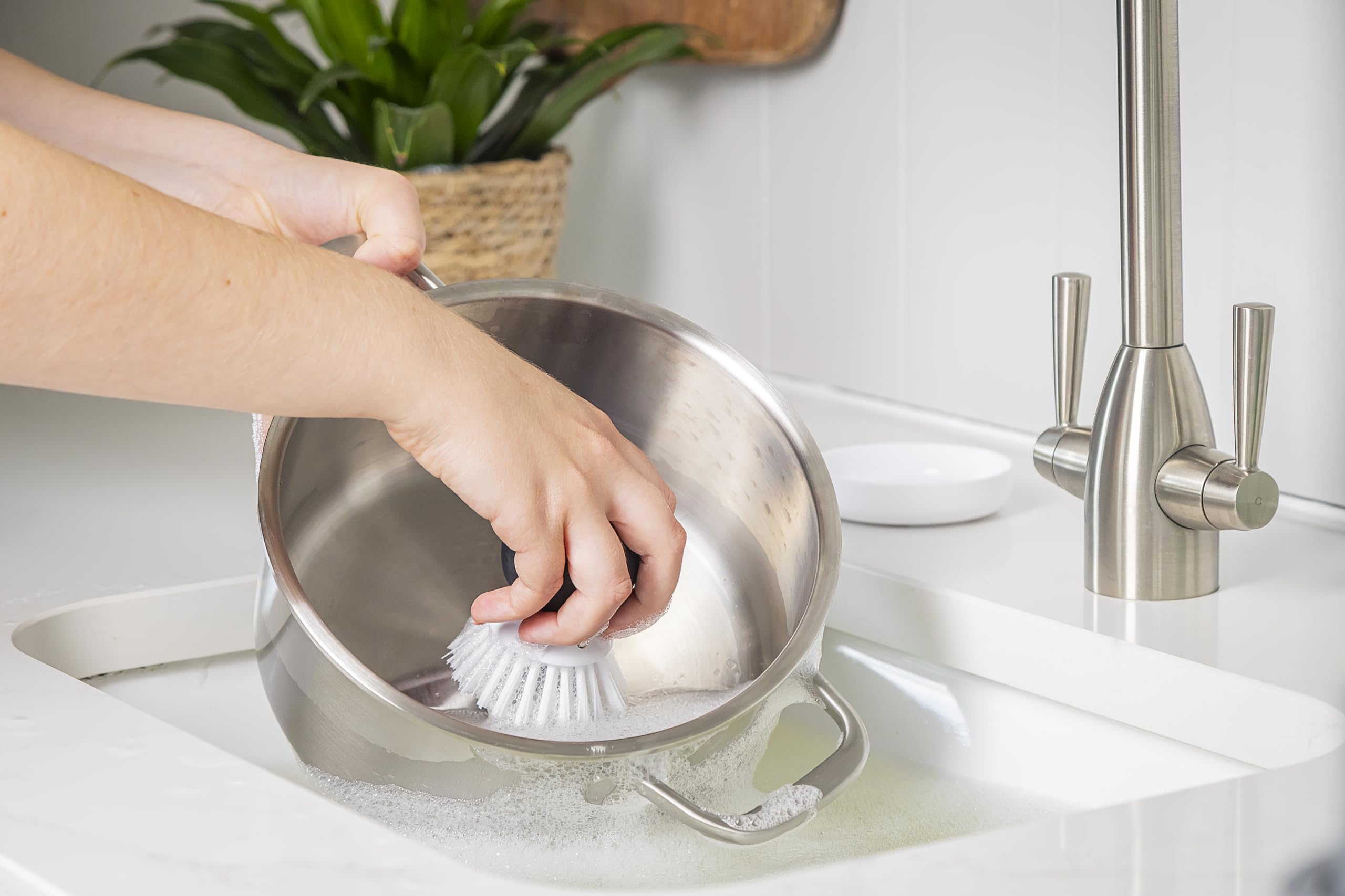 KitchenAid Szczotka do mycia naczyń z pojemnikiem na naczynia