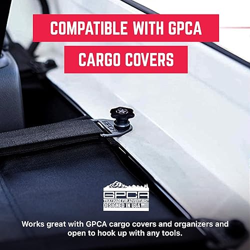 Miniatura 7 de GPCA - Juego de tornillos de pulgar y placas en D GP Star, pernos y amarres M8 fáciles de instalar, para una instalación rápida de la cubierta de