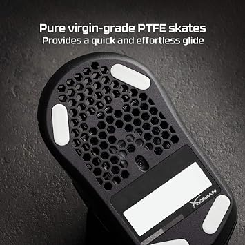 HyperX Pulsefire Haste Gaming Mouse, Ultra-Lightweight, 59g, Honeycomb Shell, Hex Design, RGB, HyperFlex USB Cable, Up to 16000 DPI, 6 Programmable Buttons,Black