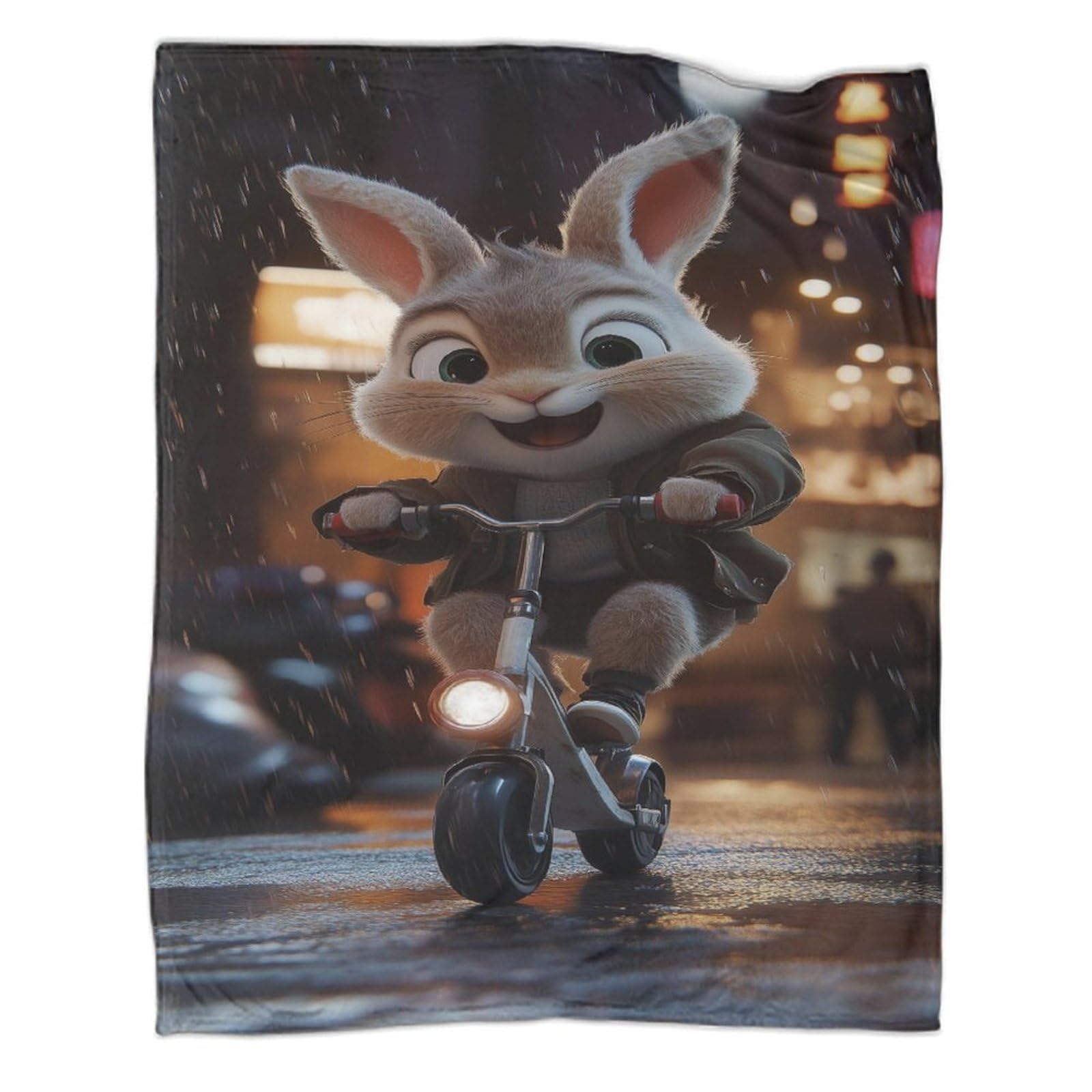 Couverture lit microfibre chaude lapin grand plaid canapé
