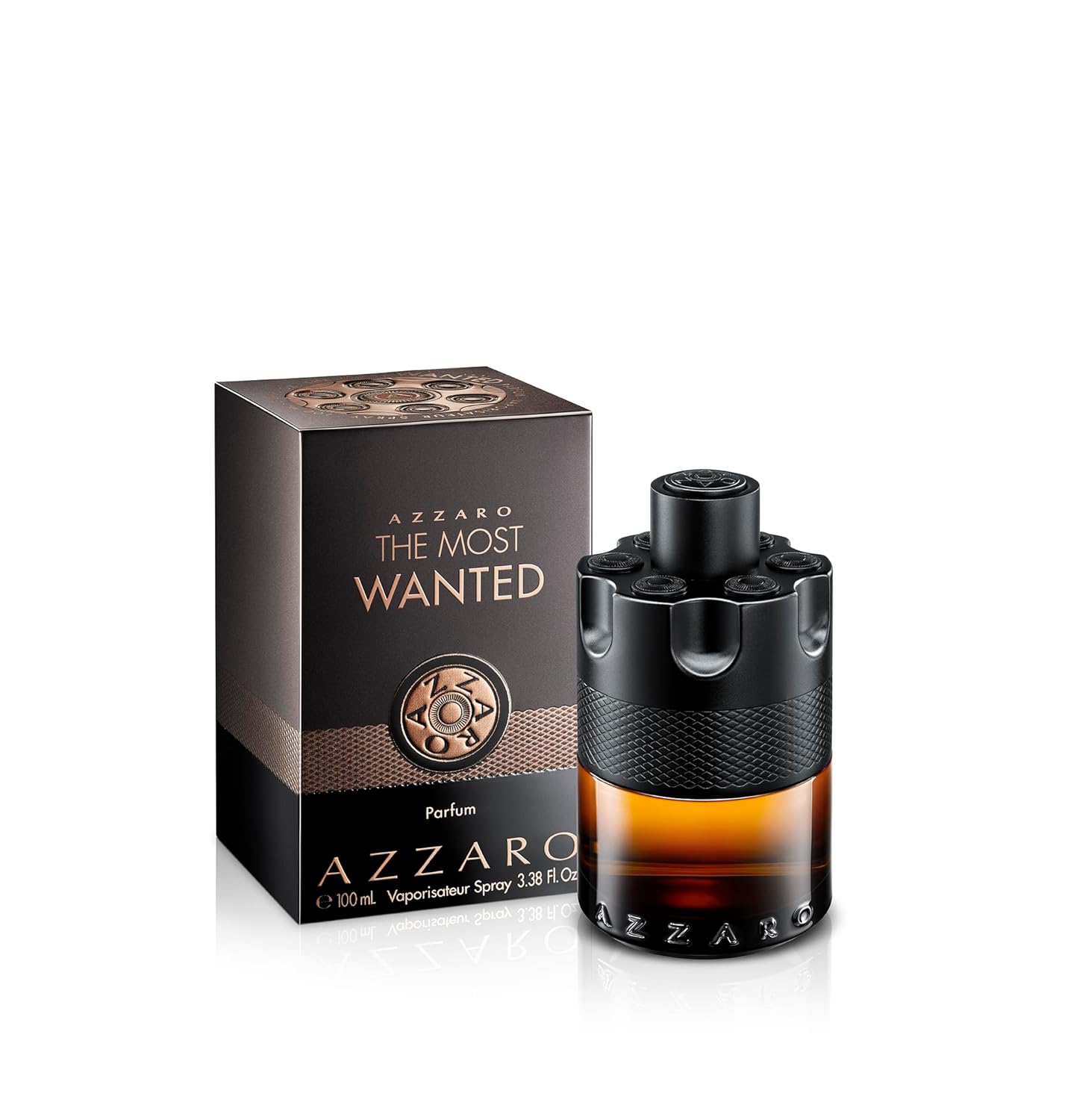 Azzaro The Most Wanted Parfum - Intense Mens Cologne - Spicy &amp; Seductive Fragrance for Date Night - Lasting Wear - Irresistible Luxury Perfumes for Men