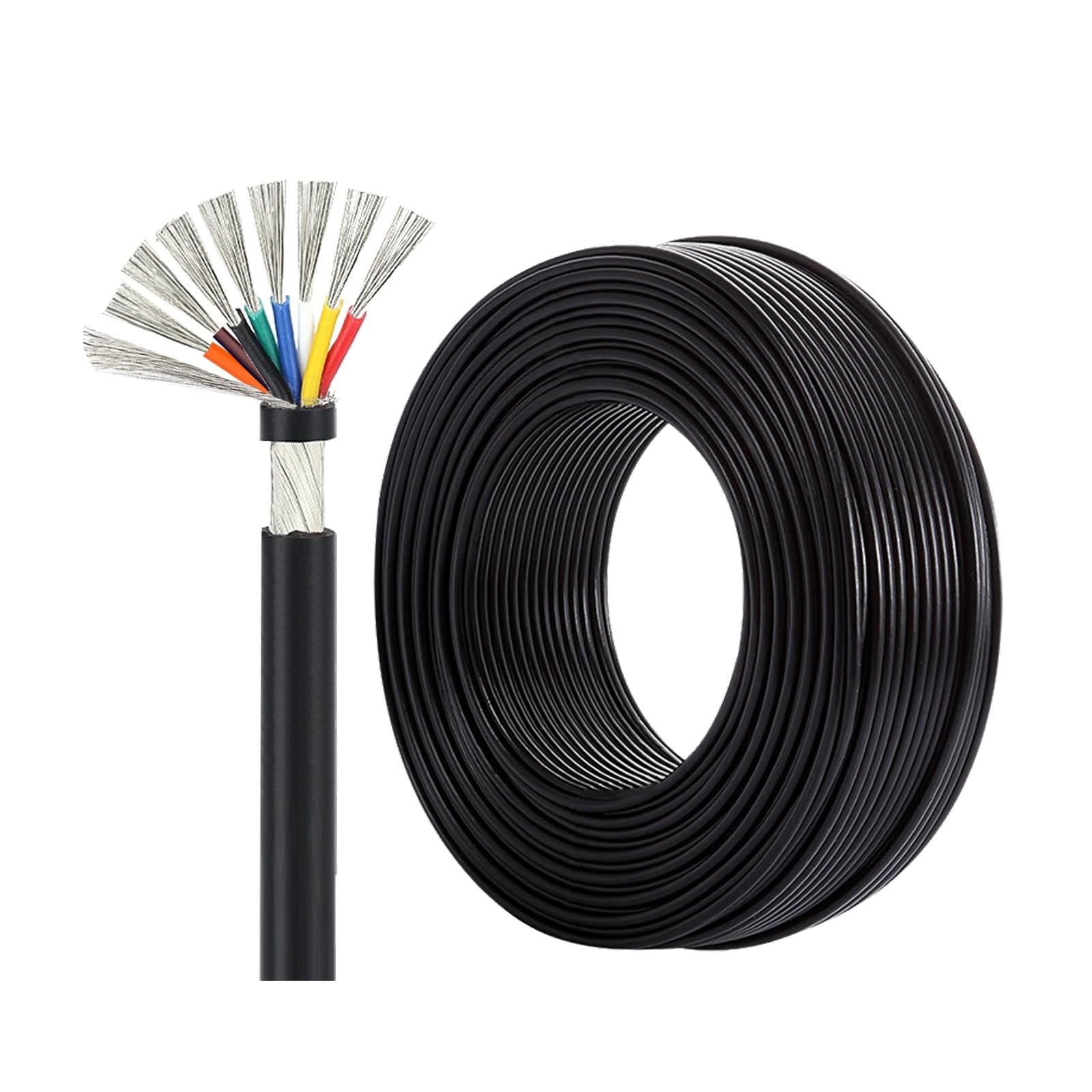Cable blindado UL2547 de alta pureza con cobre estañado trenzado y PVC flexible