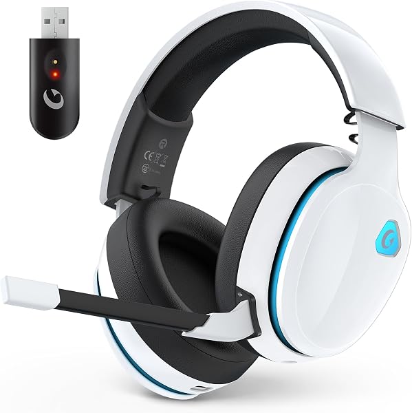 AOC Auriculares inalámbricos para juegos de 2.4 GHz para PS5, PS4, PC