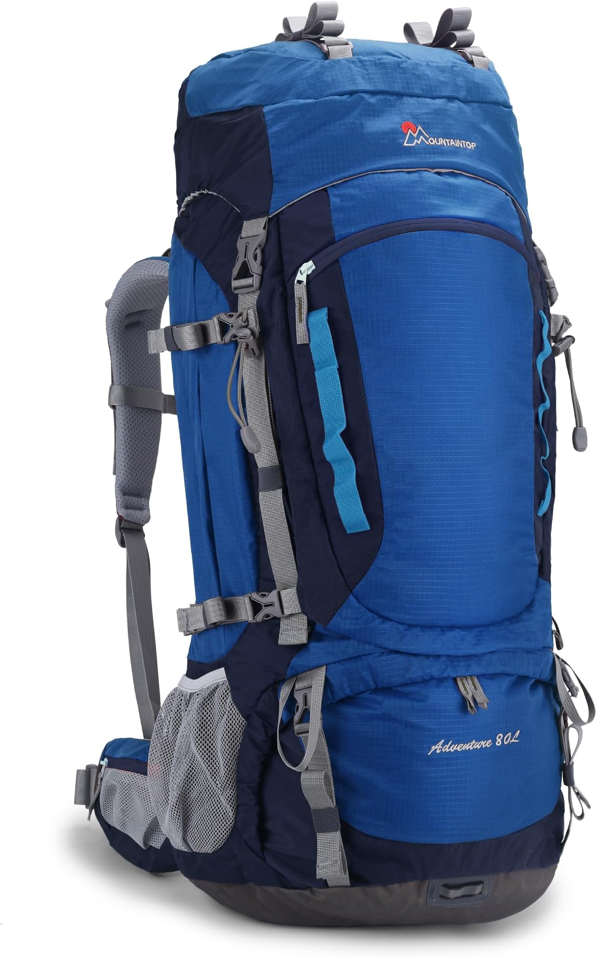 80L Internal Frame Backpack for Man & Women Backpacking Hiking Backpack with Rain Cover