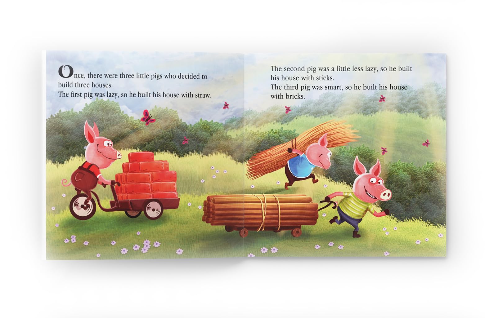 My First 5 Minutes Fairy Tales Three little pigs: Traditional Fairy Tales For Children (Abridged and Retold) 3