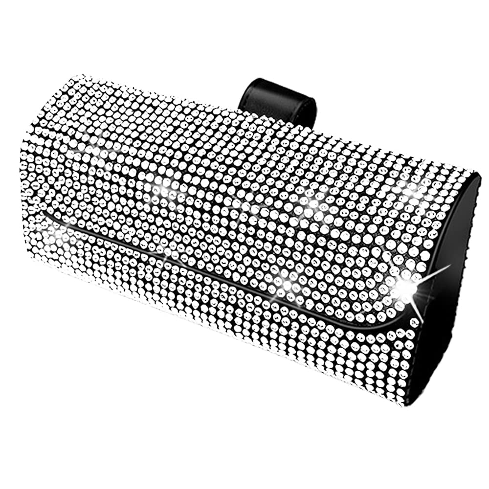 FineGood - Soporte para gafas de sol con ganchos para automóvil, estuche de cristal para gafas de sol para coche, organizador de gafas de sol