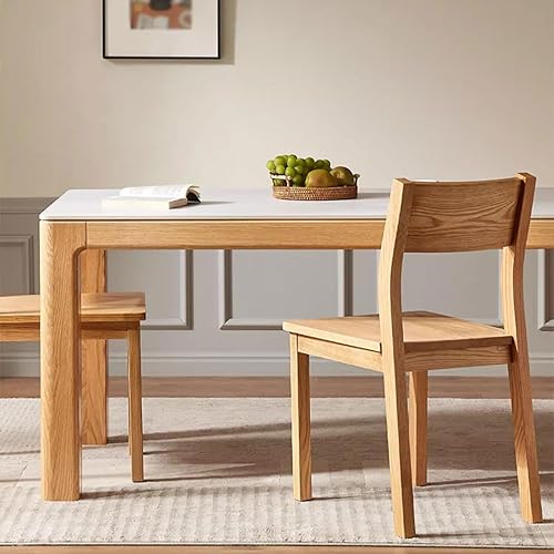 Miniatura 7 de Silla de oficina moderna simple comedor Silla de madera Silla de ocio familiar Silla de oficina sin brazos Color Color de maderaColor nogal Silla de