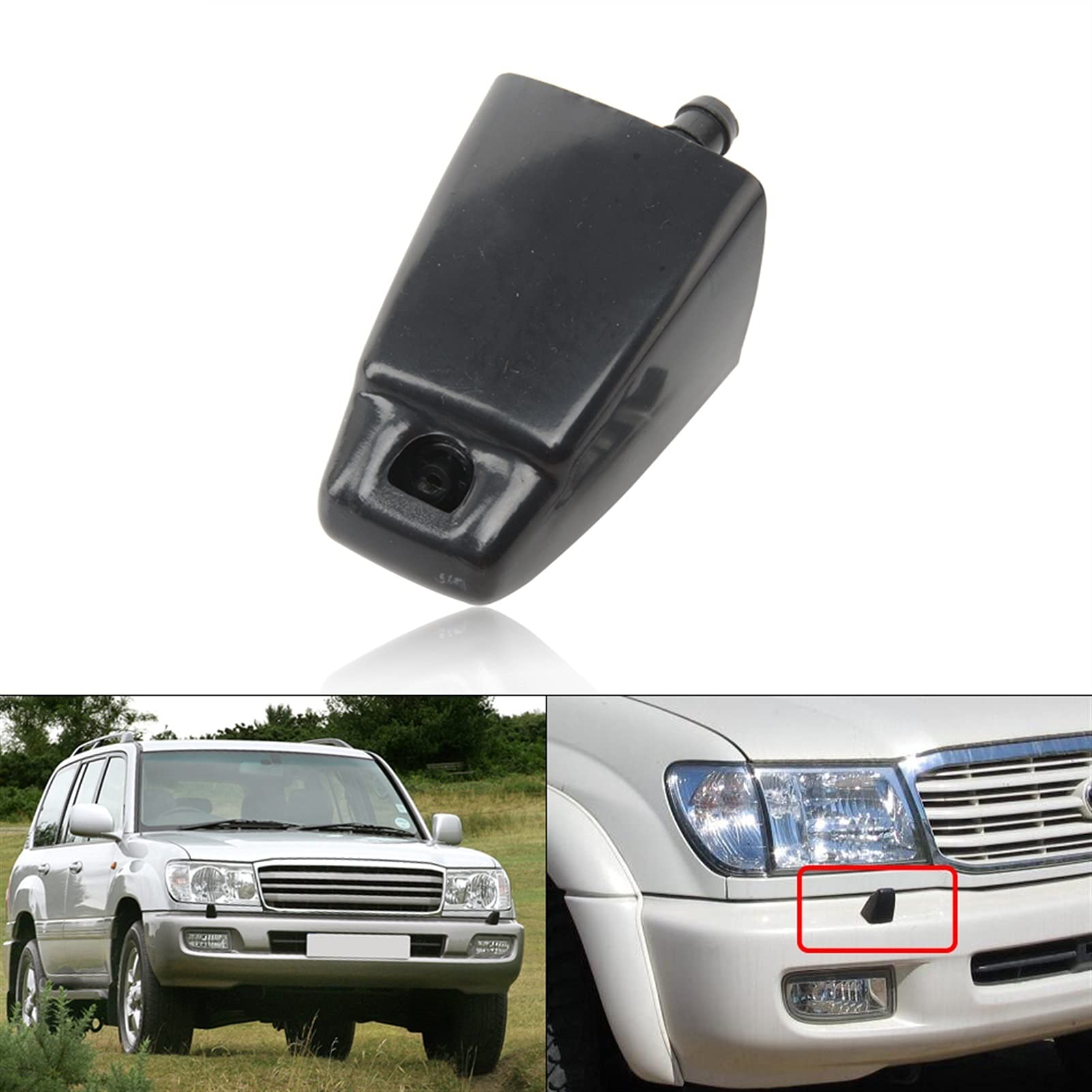 Amazon.co.jp: ヘッドライトウォッシャーノズルヘッドライトウォーター