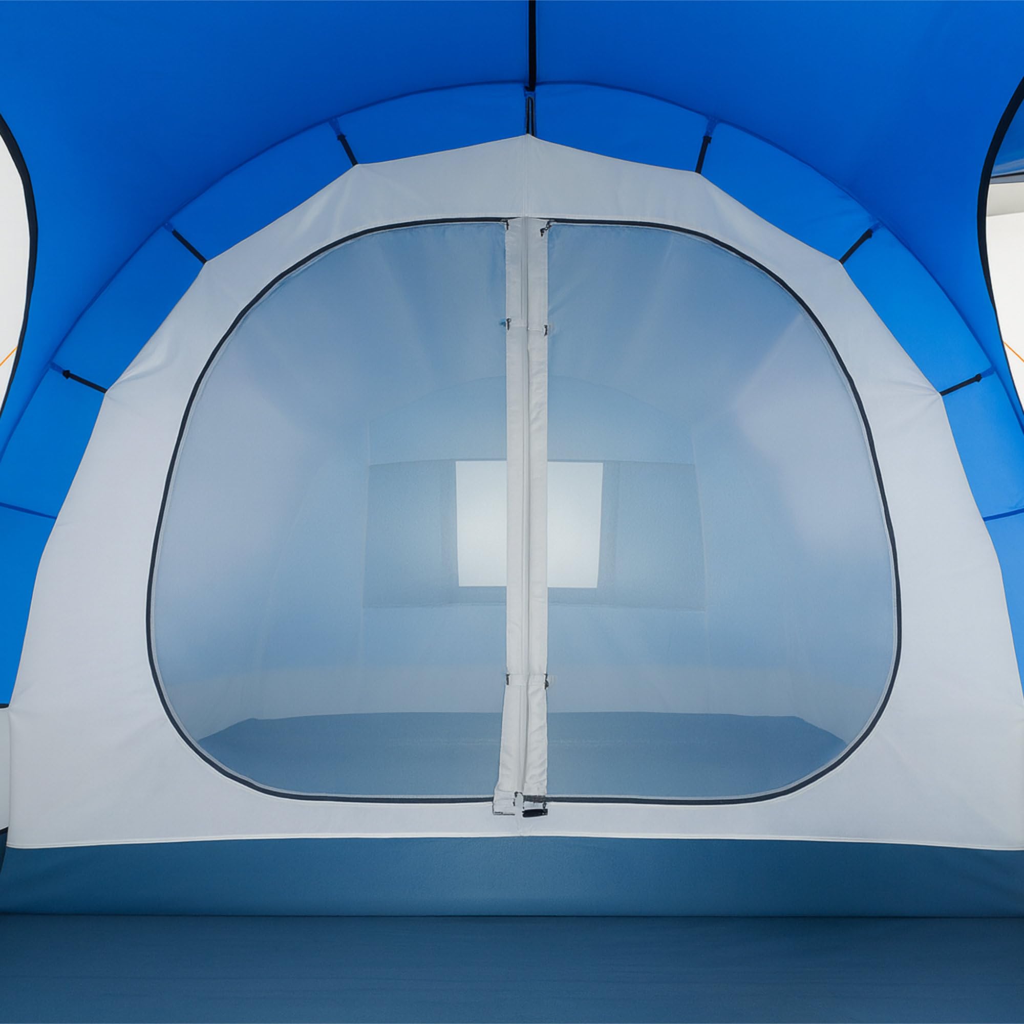 CampFeuer Tenda da campeggio Smart per 4 persone | Tenda familiare grande con 3 entrate e 2.000 mm di colonna d'acqua | Tenda a tunnel | Tenda per gruppi