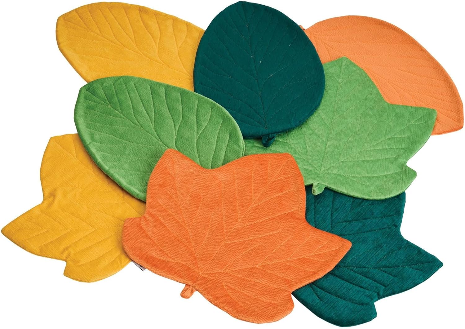 Kaplan Early Learning Jumbo Sensory Leaves - Set of 8