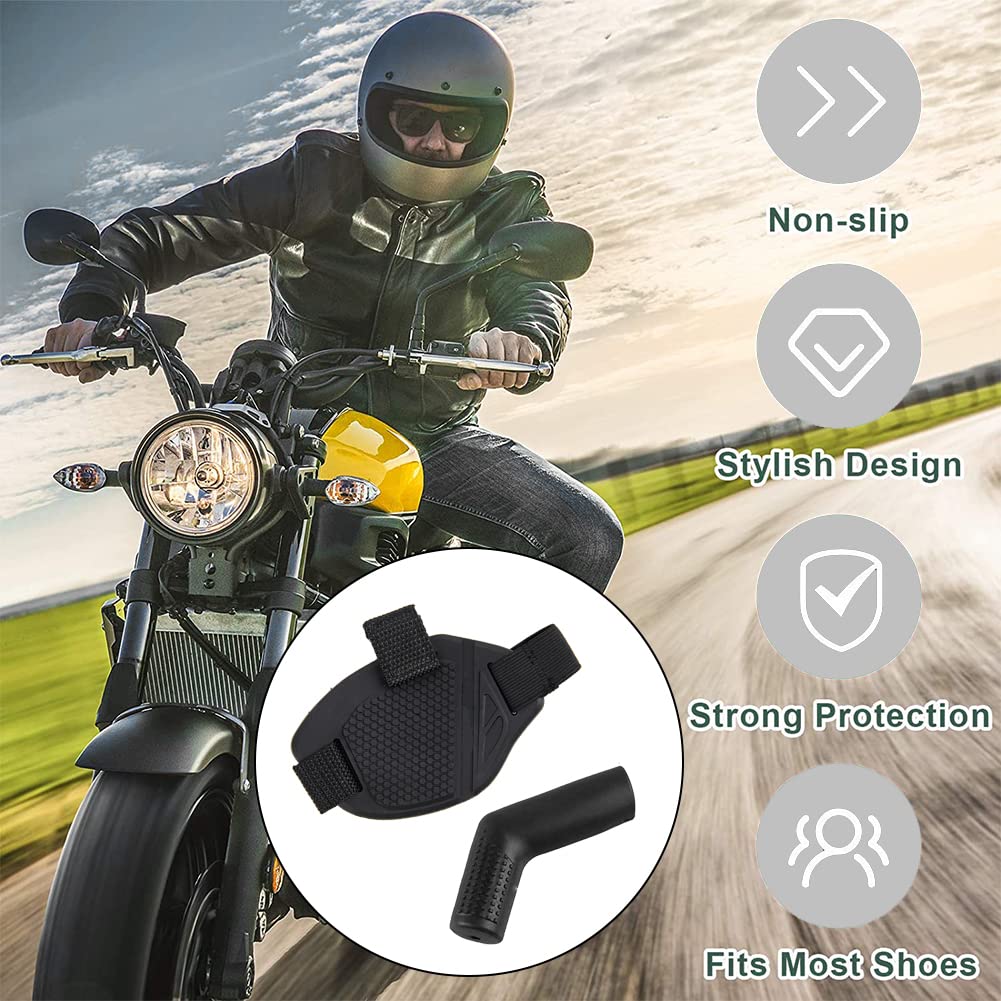 Paracalza Moto - Protezione Cambio Per Stivali, Antiusura E Antiscivolo, Nero - Foto 9