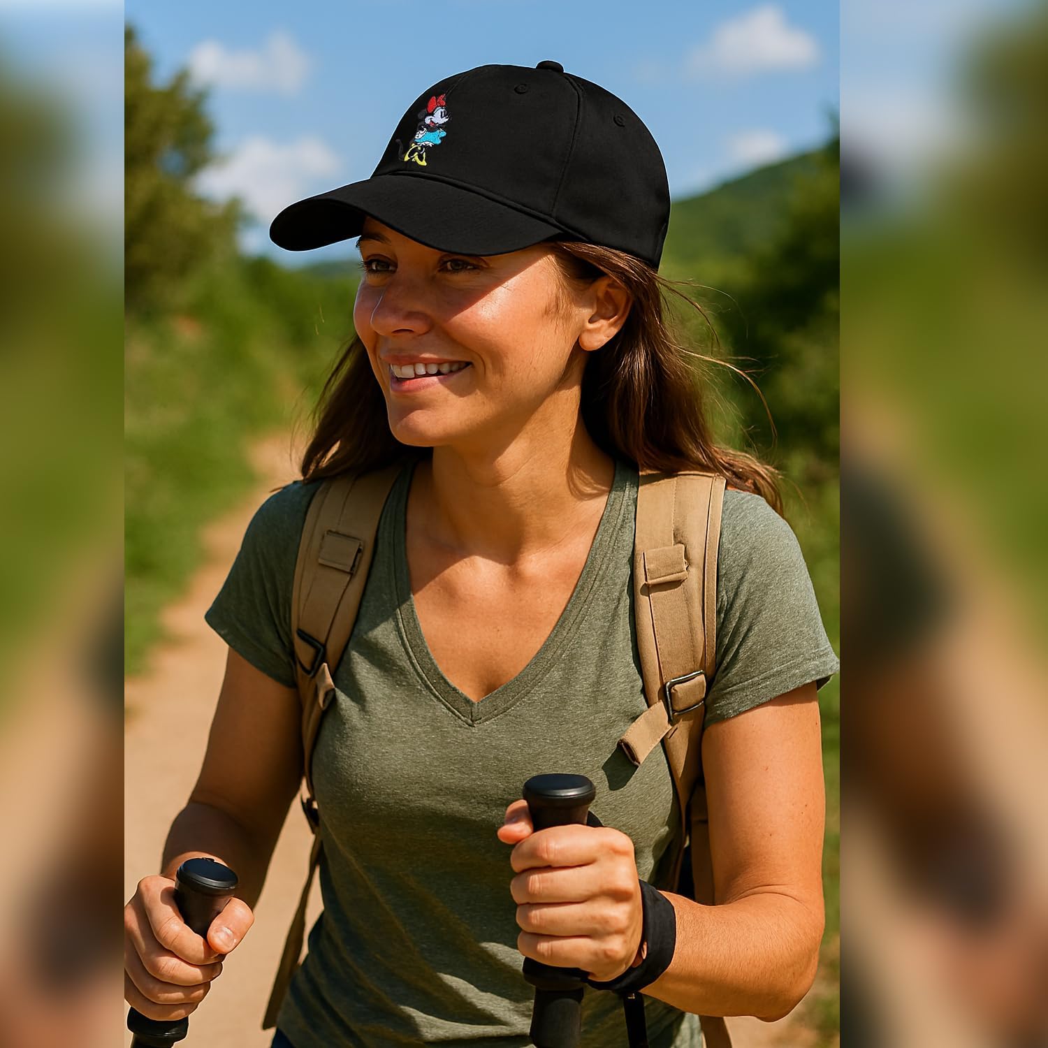 Disney Adult Baseball Cap, Minnie Mouse Adjustable Dad Hat - Image 8