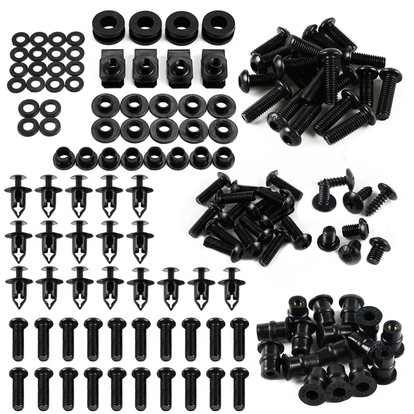 Bulloni Carenatura Moto Compatibile con CBR1000RR 2004 2005 Moto Carrozzeria Parabrezza Bulloni Viti Set Completo Moto Carenatura Kit Bulloni Viti Moto