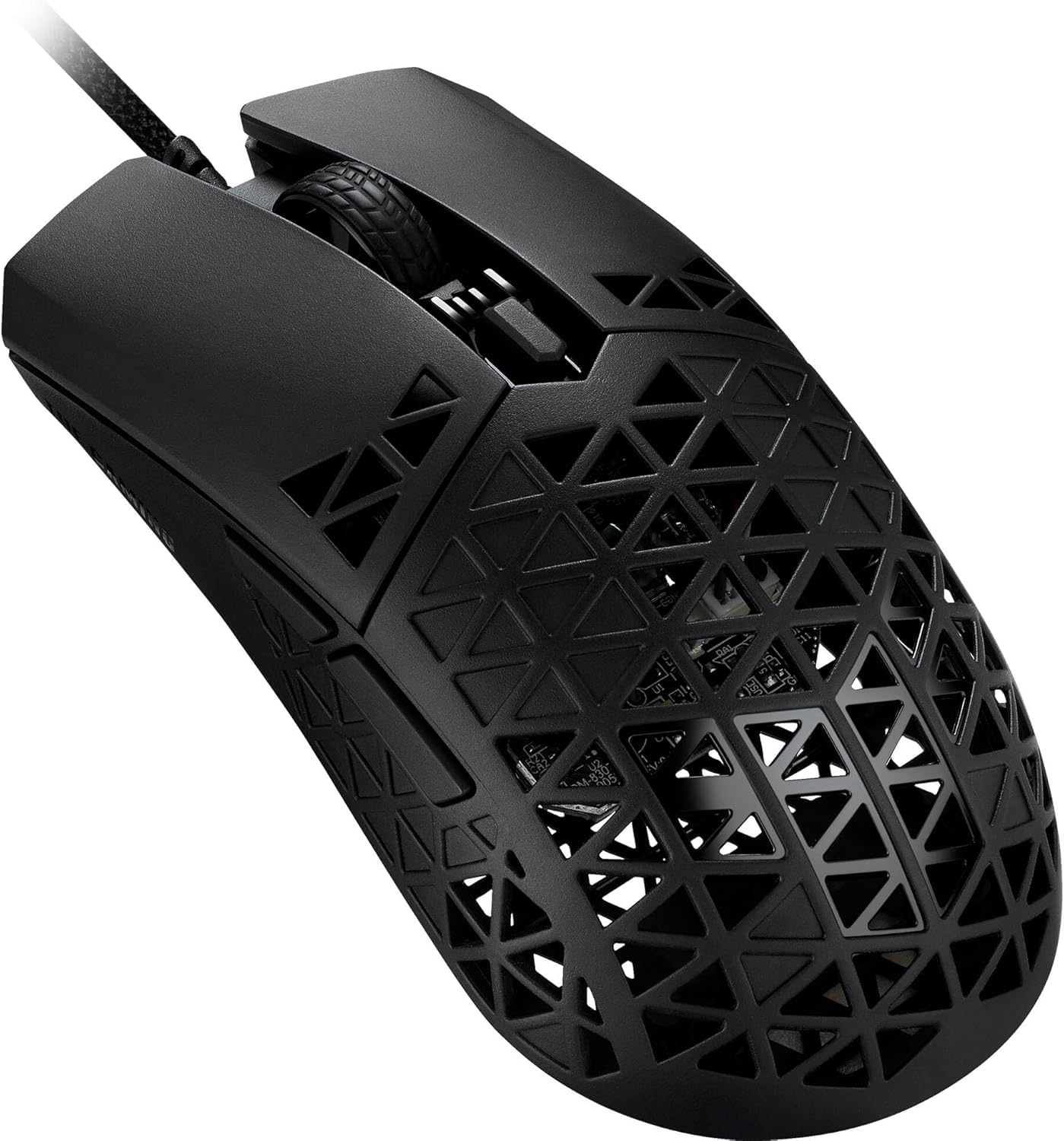 ASUS TUF M4 Air Wired Gaming Mouse - P307, design durevole e ultraleggero | Sensore ottico da 16.000 dpi, sei pulsanti tattili programmabili, resistenza all'acqua IPX6, colore nero