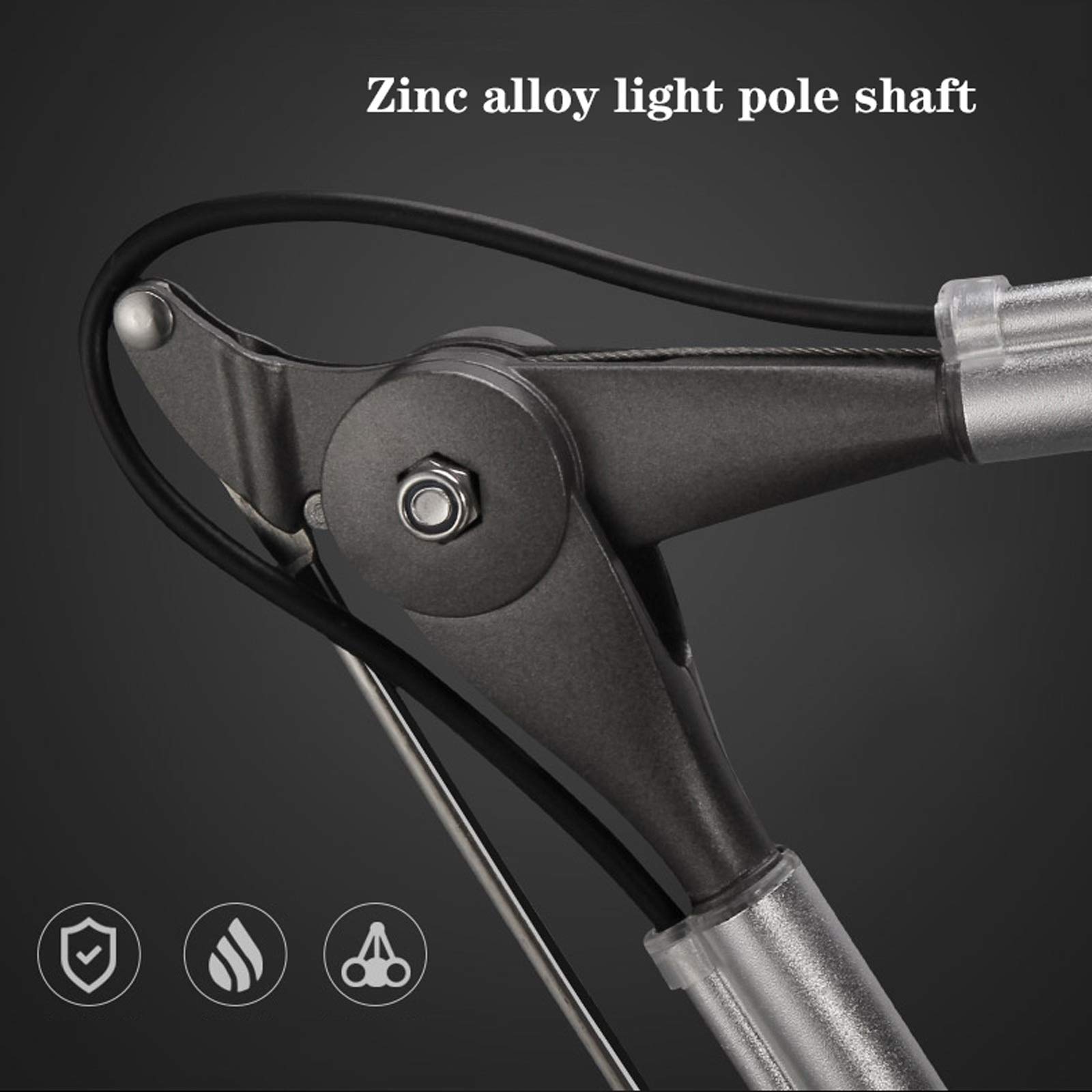 Lampada da Scrivania Full Spectrum LED Clip Lamp Clip on Light Light, Stepless Dimming Tocca Toccare lampada da tavolo, perfetta per la lettura notturna, testata del letto e computer Luce da comodino