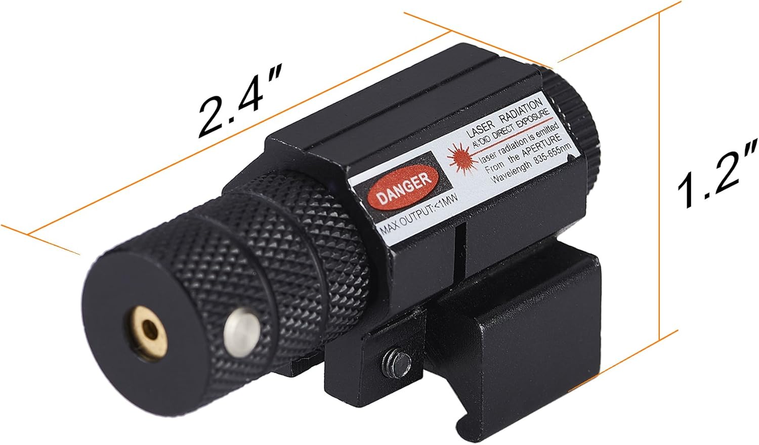 Pinty Compact Tactical Red Laser Sight with Picatinny Mount Alan Wrenches for Hunting - Easy and Bright : Sports & Outdoors
