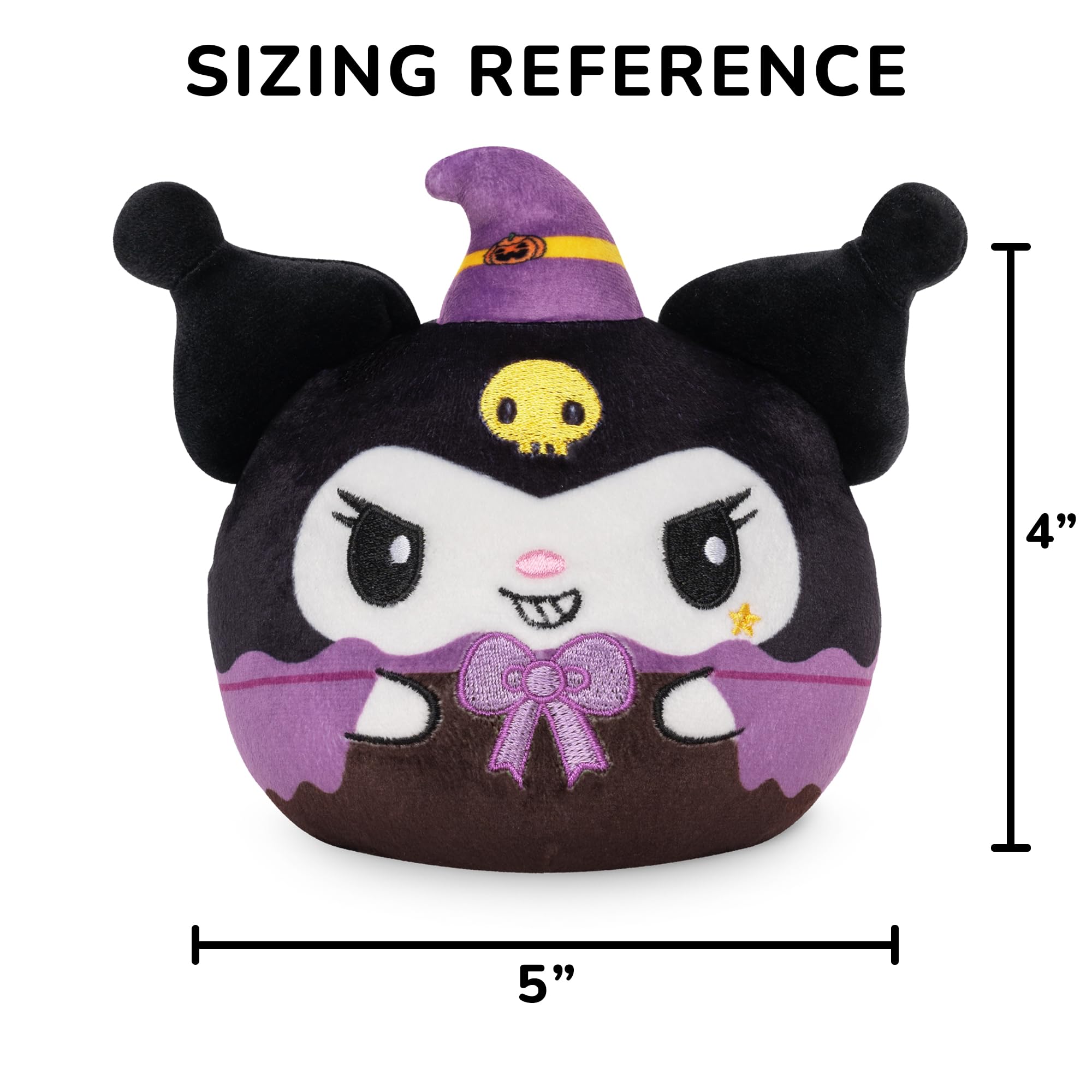 Amazon.com: TeeTurtle Reversible Sanrio Kuromi Costume 4 Inch Flip