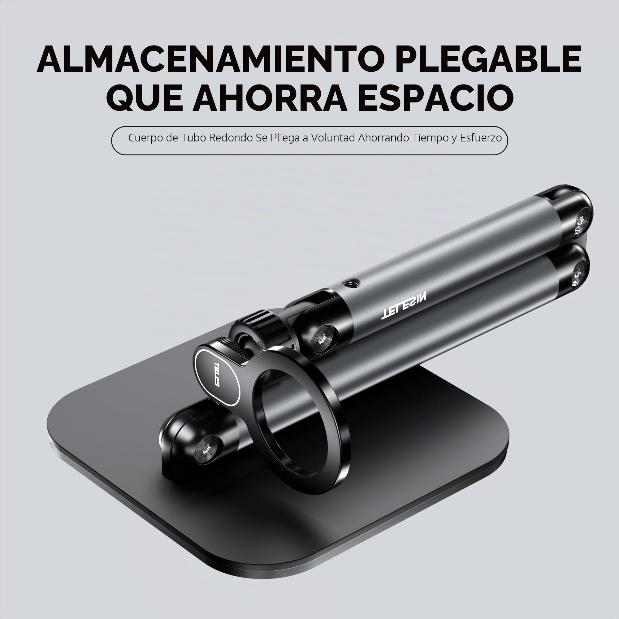 TELESIN Soporte Magnético de Sobremesa para Teléfono y Tablet, Ajustable | Compatible con MagSafe, Multiángulo para Magsafe/iPhone/Android/iPad