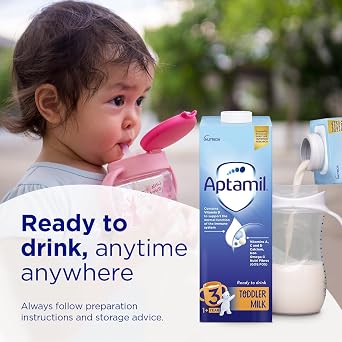 Aptamil with Pronutra Plus Stage 3 Growing Up Milk 1 Litre (Pack of 12)