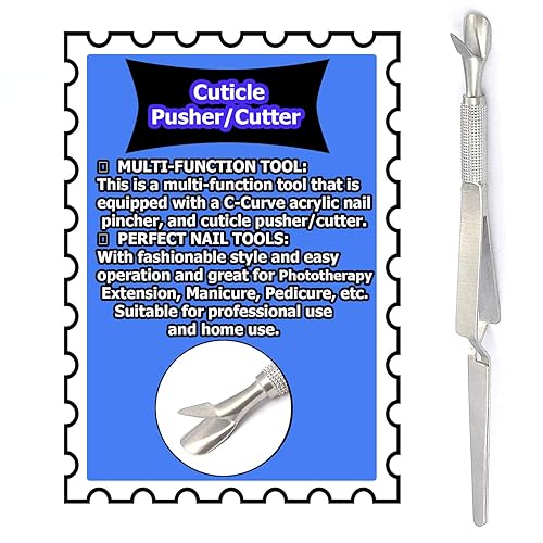 Miniatura 3 de Herramienta de perforación de uñas en forma de C, varita mágica, puntas de gel acrílico multifunción, para jóvenes (marca GS)