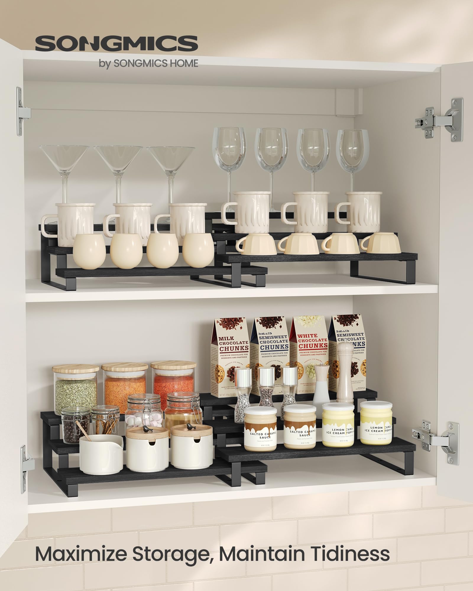 Snapklik.com : Display Risers, Set Of 2 Engineered Wood Perfume ...