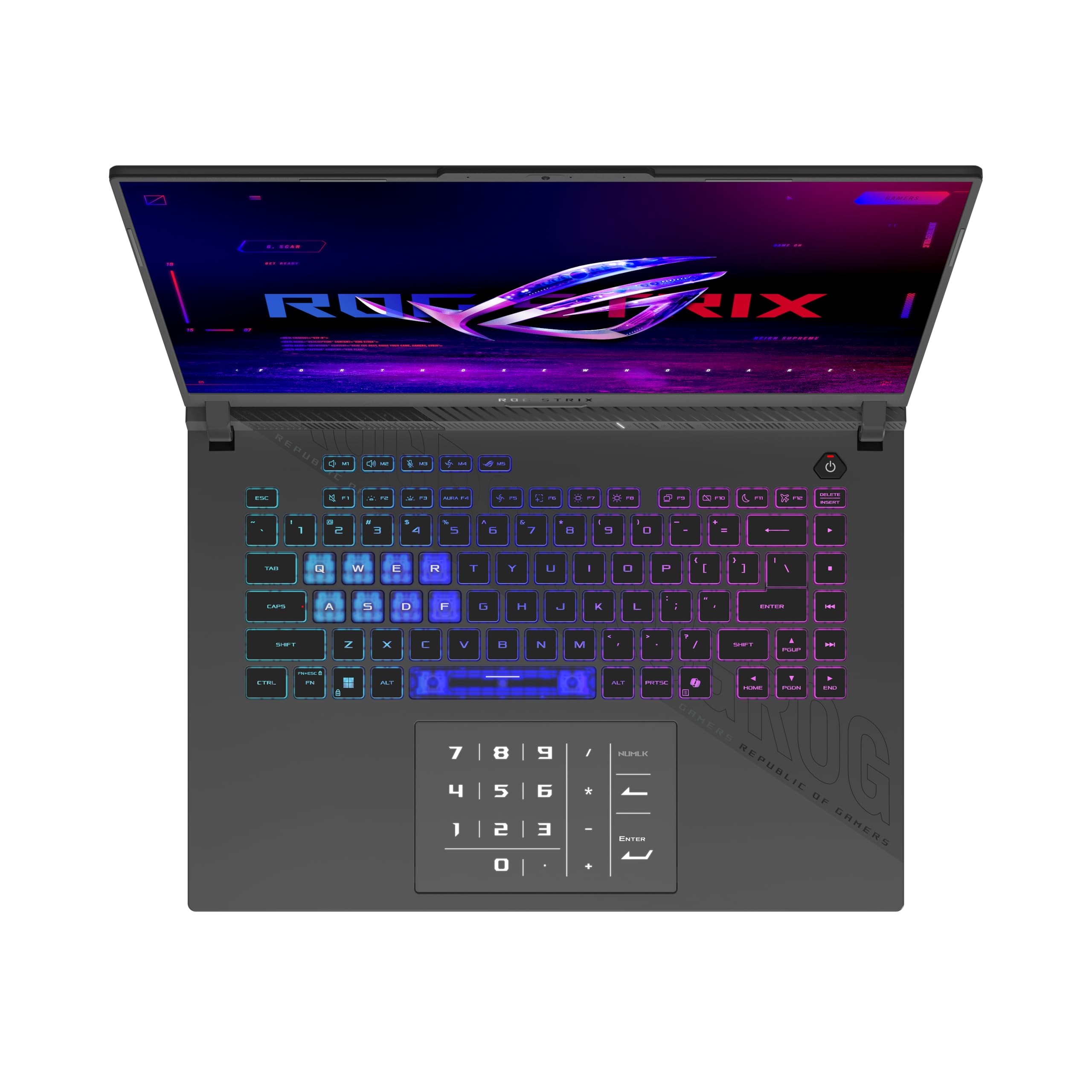 ASUS ROG Strix G16 G614FM#B0DYDYZG9D, Notebook con Monitor da 16" Anti-glare, 165Hz, processore AMD Ryzen™ 9 9955HX, RAM 16GB, 1TB SSD, NVIDIA® GeForce RTX™ 5060 8GB GDDR7, Win11 Home, Gray