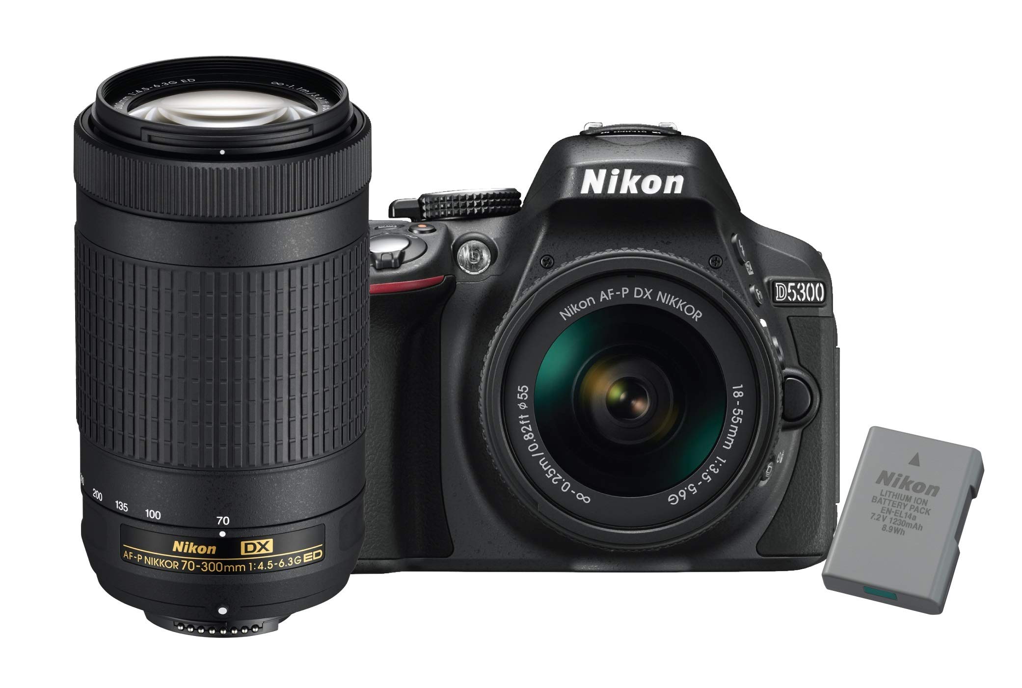 Amazon Canada: Nikon D5300 Dual Lens Bundle (D5300 Body, AF